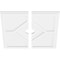 Ekena Millwork Embry Architectural Grade PVC Contemporary Ceiling Medallion, Two Piece, 26"OD x 3"ID x 9"C x 1"P CMP26EY2-03000 - alternate 4